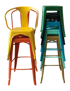 Metal Stacking Chairs
