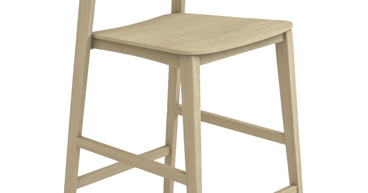 Allegra High Stool – BlueBell