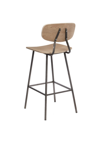 Florence High Stool - Steel Legs - Image 2