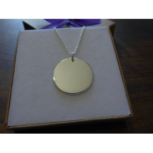 Argentium Silver Disc