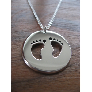 Baby Feet Necklace