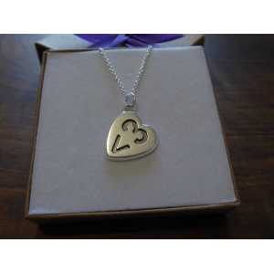 Love Heart Silver Necklace