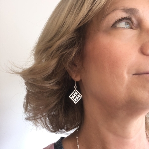 Devotion Woven Square Sterling Silver Earrings