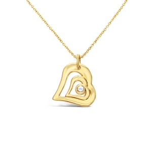 Acushla Necklace - 9ct Gold with Sapphire