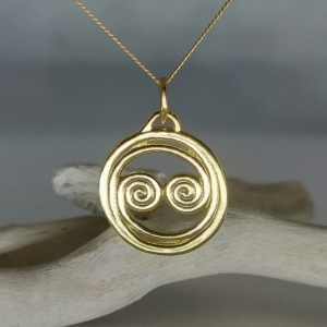 Celtic Equinox Necklace - 14K Yellow Gold