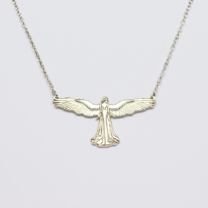 Guardian Angel - Argentium Silver Pendant and Necklace