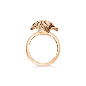 Jali Rose Ring - 9ct Yellow Gold