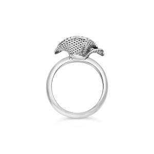 Jali Rose Ring - Argentium Silver