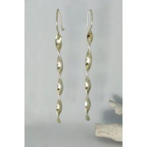 Twist Earrings - Argentium Silver
