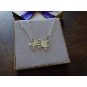 Best Friend Miniature Puzzle Necklace