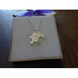 The Missing Piece Puzzle Necklace