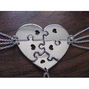 Five Piece Heart Necklace