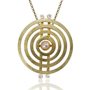 Circles & Pearls Luxe Necklace
