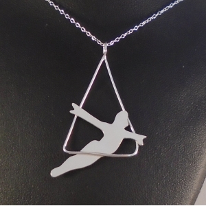 Sterling Silver Trapeze Artist Necklace