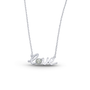 Love Statement Memorial Ashes Necklace