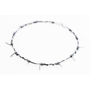 Small Barb Wire Necklace