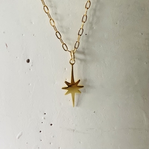 Gold Celestial Star Necklace