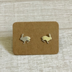 Sterling Silver Hare Earrings