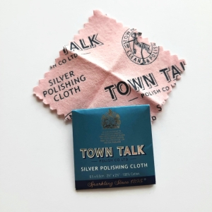 Town Talk Dinky Fine & Sterling Silver Anti Tarnish Polishing Cloth