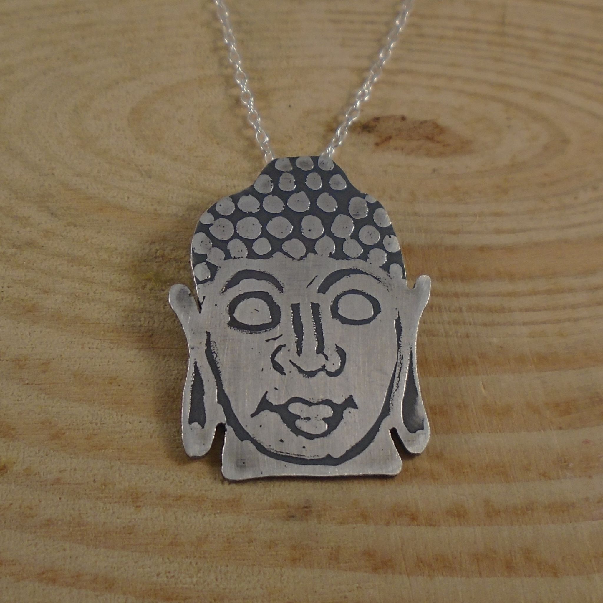Sterling Silver Buddha Necklace