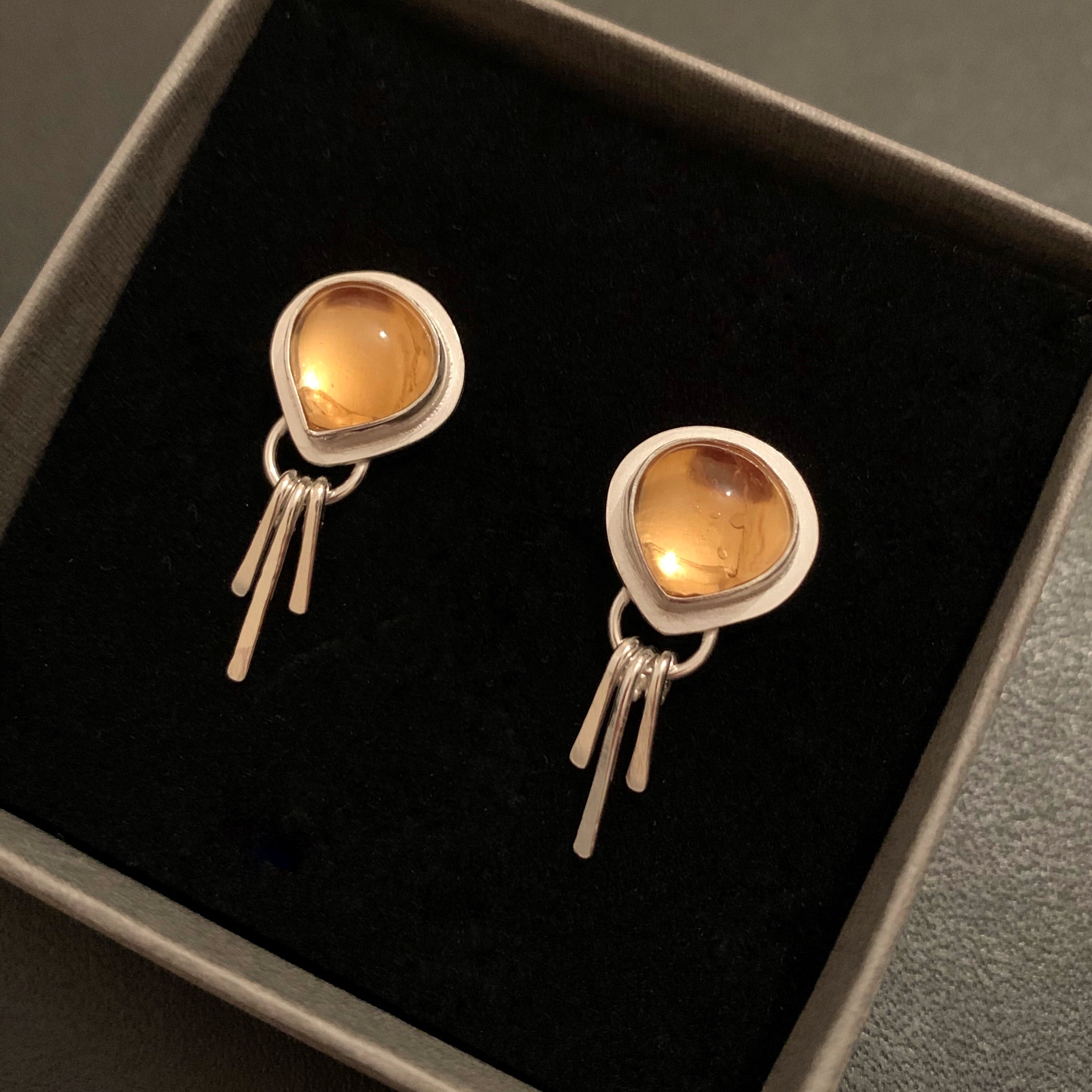 Citrine Summer Fringe Earrings