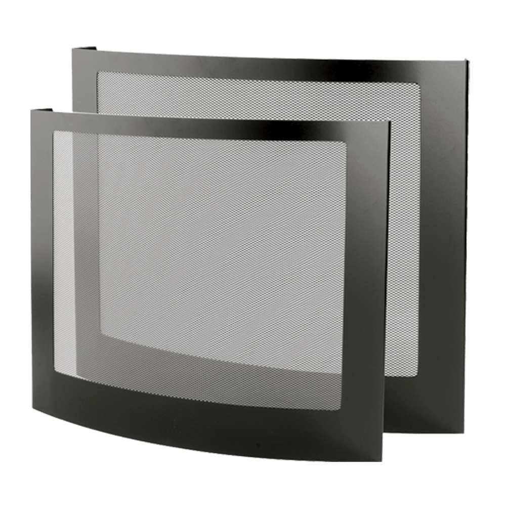 Stovax Curved Black Steel Fire Screen