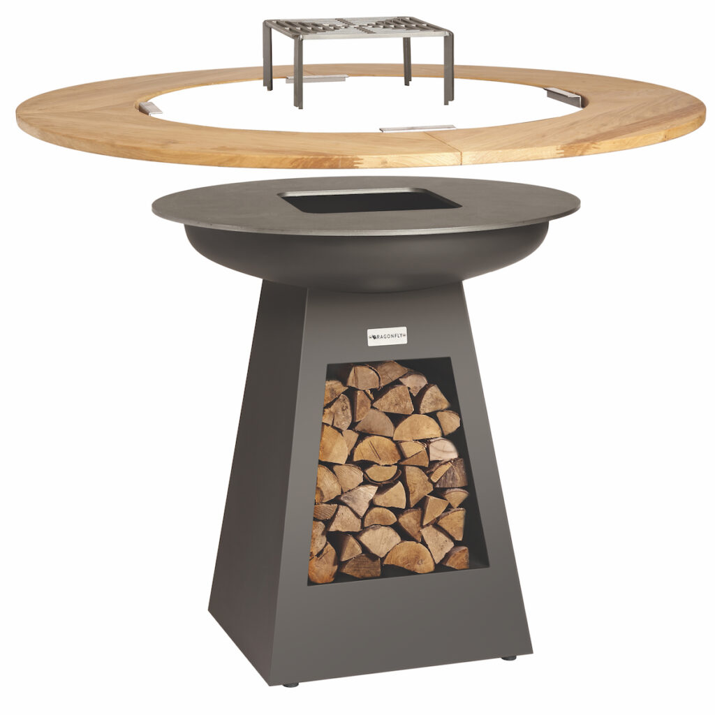 Solid Oak Ring, Cooking Grill