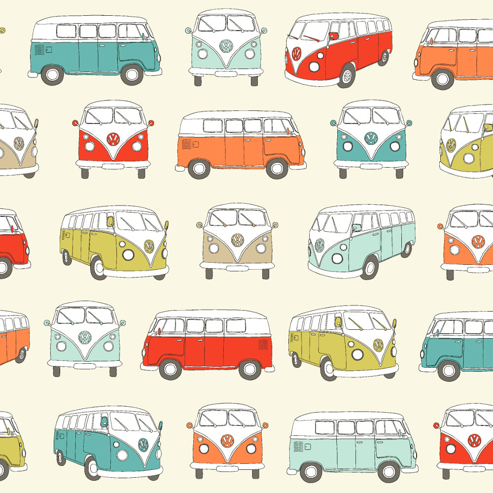 VW Campers Tango Wipe Clean Tablecloth