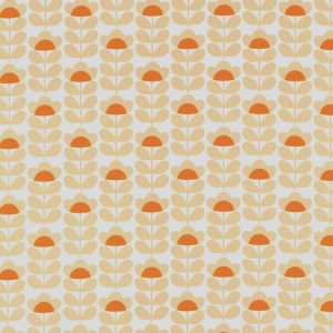 Orla Kiely Sweet Pea Orange Wipe Clean Tablecloth