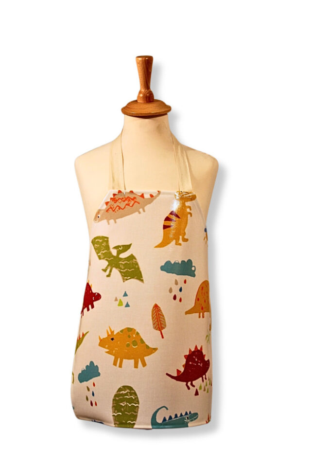 Dinosaurs Children's Wipe Clean Oilcloth Apron