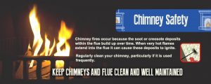 Chimney fire safety - keep your chimney clean to avoid chimney fires at your home