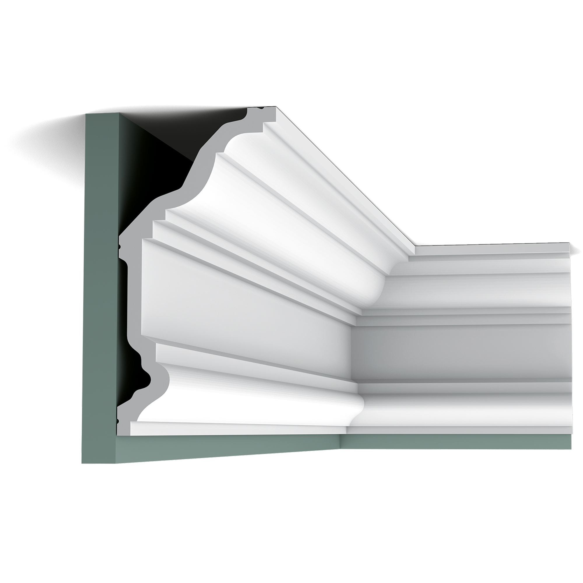 C332 Plastic Lightweight Cornice Coving 2m Leyland