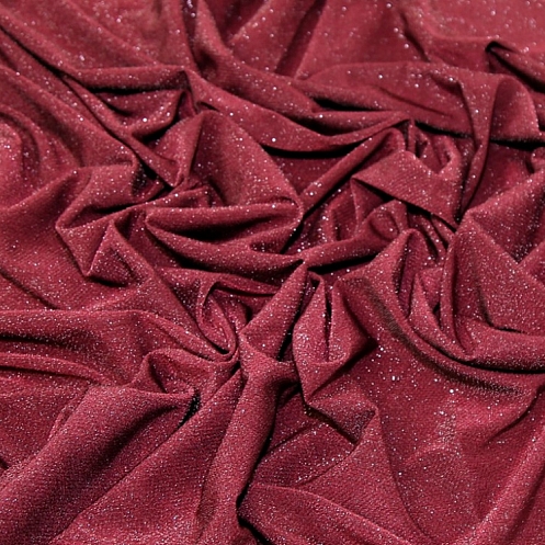 Dark Antique Plum Polyester/Lycra Novelty Stretch Velvet Knit 56W > Knit  Fabric > Fabric Mart