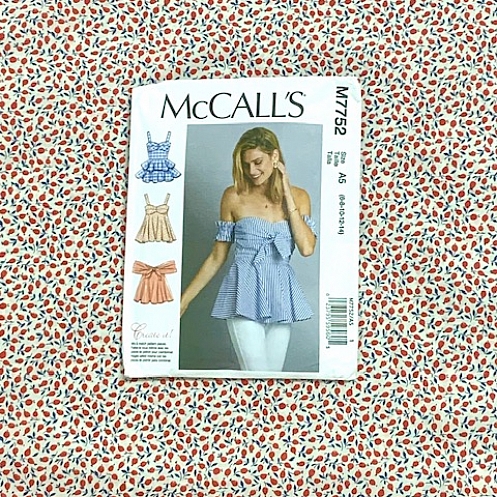 6-8-10-12-14 Mccalls sewing pattern 7752 Tops A5
