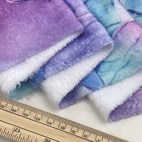 Plain Fleece Fabric Cuddle Warm Super Soft Plush Dress Gown Blanket Material