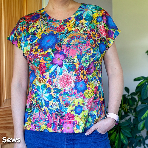 Liesl + Co Sewing Pattern Verdun Woven T Shirt | 1252769 | Minerva