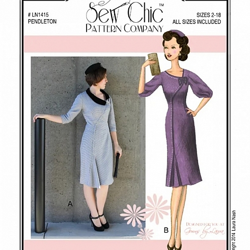 Sew Chic Paper Sewing Pattern Premonition Dress, 1273070