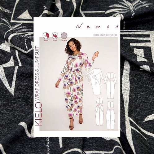 Kielo Wrap Dress & Jumpsuit Sewing Pattern