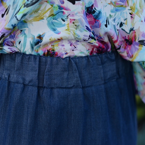 Coastal Side Split Skirt - Pattern Emporium
