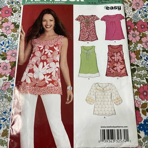 New Look Paper Sewing Pattern 6871, 1001107