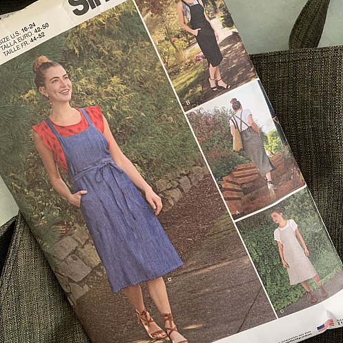 S8641 Sewing Pattern Misses' Sew House 7 Jumper Dresses Sz 16-24 Simplicity  8641