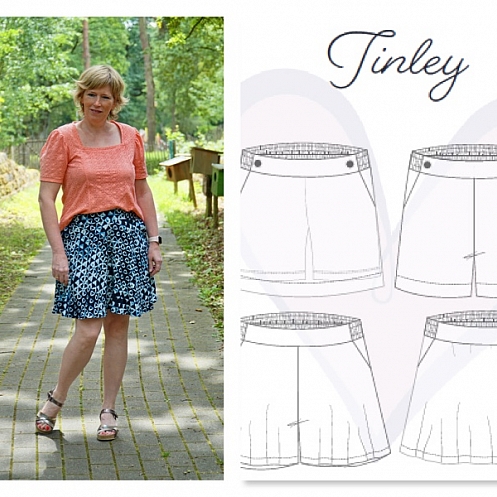 Tinley Shorts, Skirt, and Skort - Love Notions Sewing Patterns
