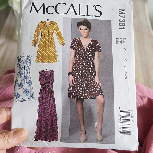 McCalls M7381 Dress Pattern Review - Sew Dainty