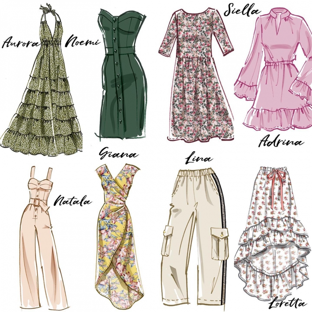 8101 UNCUT Vintage McCalls Sewing Pattern Girls Dresses Slip Easy Summer Spring