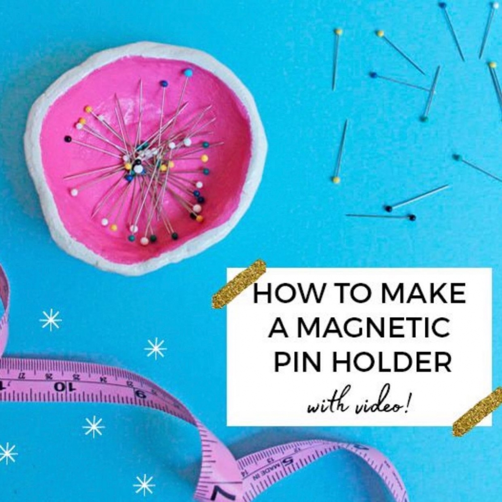 Tilly and the Buttons: How to Make a Magnetic Pin Holder (with Video!)