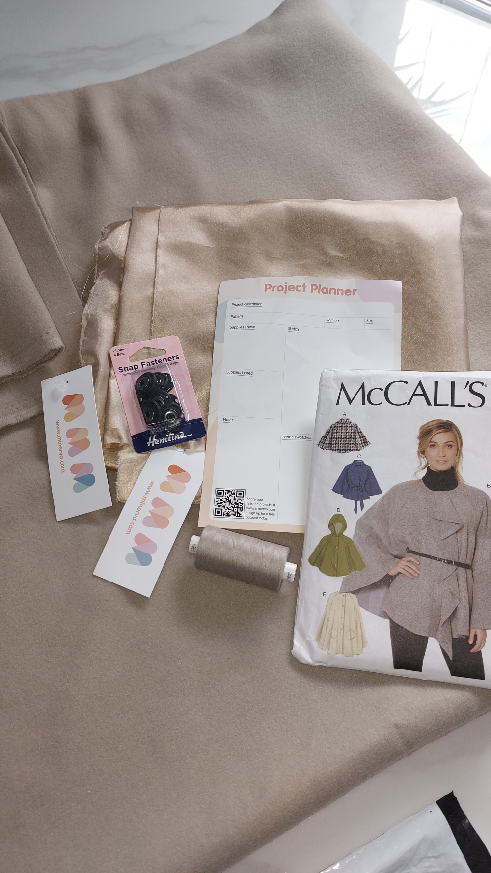 Minerva.com are giving away a free McCall's pattern with