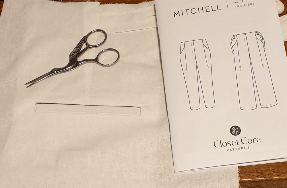 Sewing Part 1 Mitchell Trousers by Closet Core Patterns 