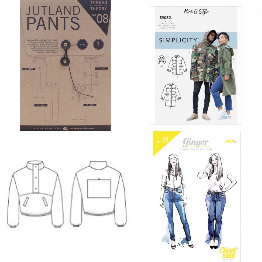 Closet Core Patterns Paper Sewing Pattern Ginger Jeans, 1173024