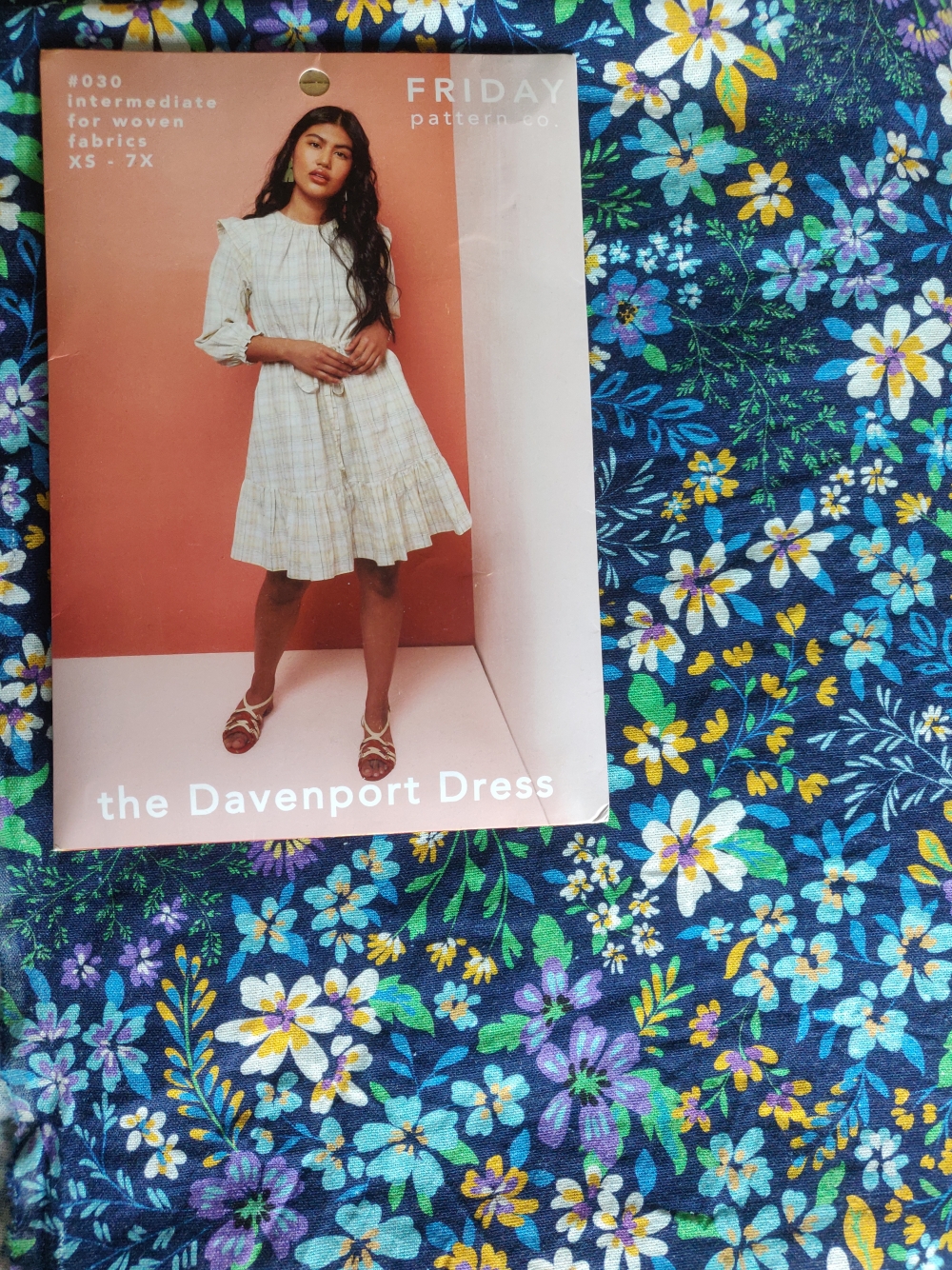 Friday Pattern Company Paper Sewing Pattern Davenport Dress