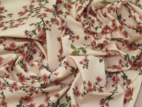 Lady McElroy Marlie Cotton Lawn Fabric Pink